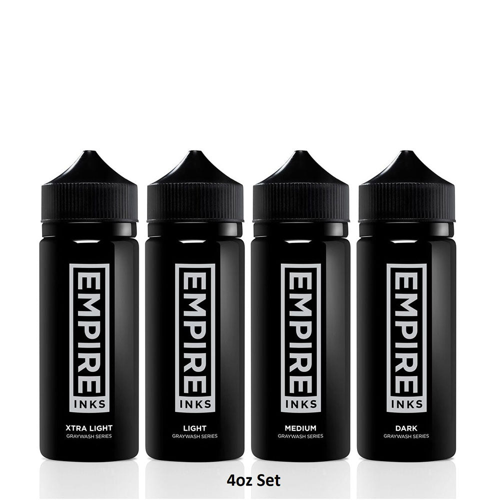 Empire Inks - 4 Stage Graywash Set - 4oz Bottles
