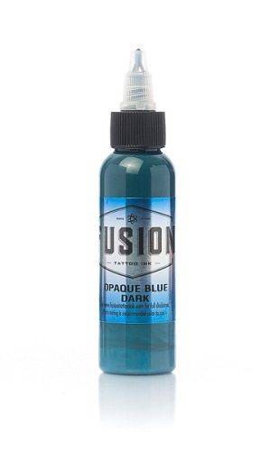Opaque Blue 5-Color Set — Fusion Tattoo Ink — 1oz - Ultimate Tattoo Supply