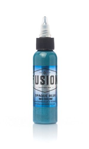Opaque Blue 5-Color Set — Fusion Tattoo Ink — 1oz - Ultimate Tattoo Supply