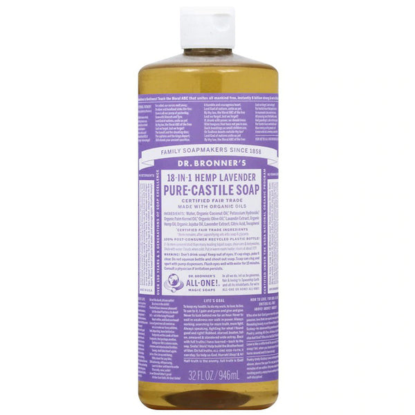 Dr. Bronner's Pure Castile Soap - Lavender - 32oz. Bottle