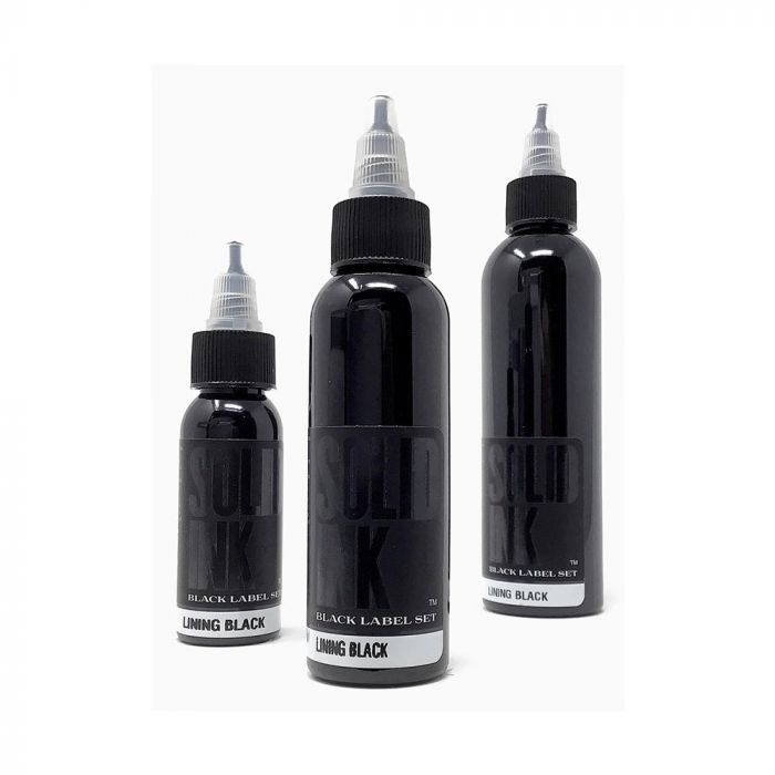 Solid Ink - Lining Black - Ultimate Tattoo Supply