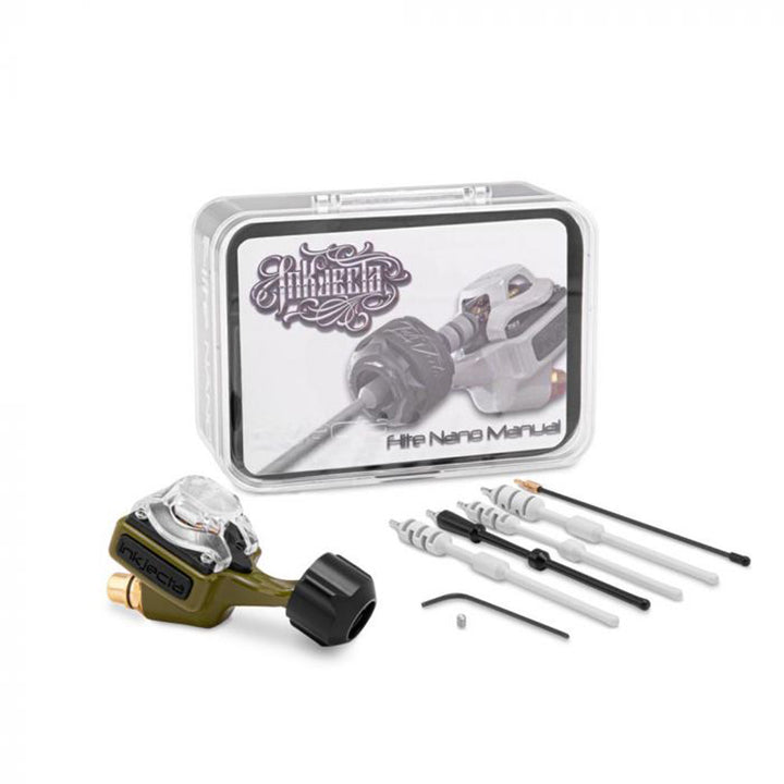 Inkjecta – Flite Nano Ultra Lite – Olive Green - Ultimate Tattoo Supply
