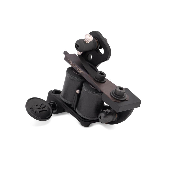 Right Stuff Lucky TrueLiner ALU Coil Tattoo Machine — Black - Ultimate Tattoo Supply