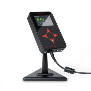 Peak Vega Tattoo Power Supply — Black - Ultimate Tattoo Supply