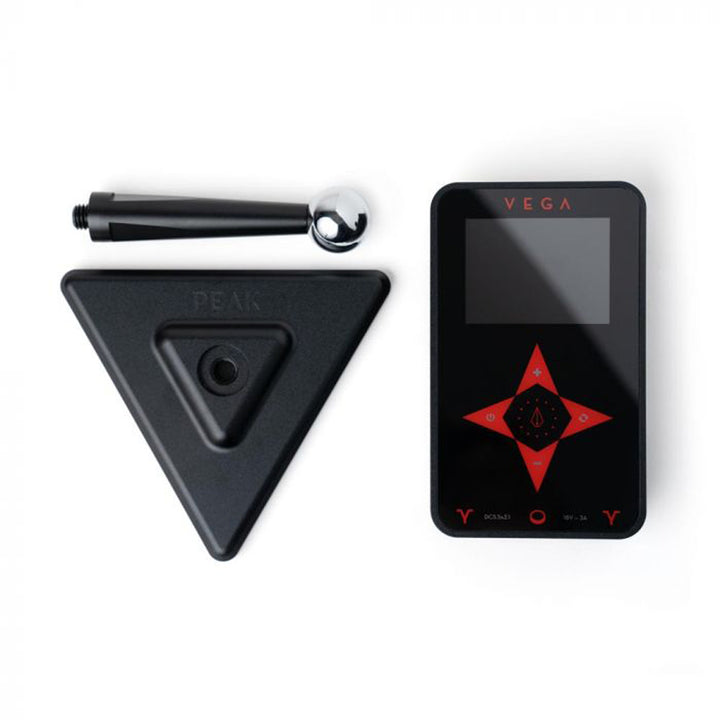 Peak Vega Tattoo Power Supply — Black - Ultimate Tattoo Supply