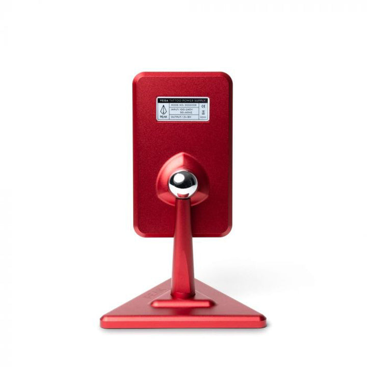 Peak Vega Tattoo Power Supply — Red - Ultimate Tattoo SupplyPeak Vega Tattoo Power Supply — Red