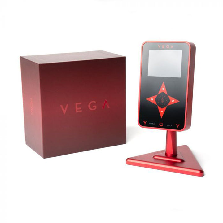 Peak Vega Tattoo Power Supply — Red - Ultimate Tattoo SupplyPeak Vega Tattoo Power Supply — Red