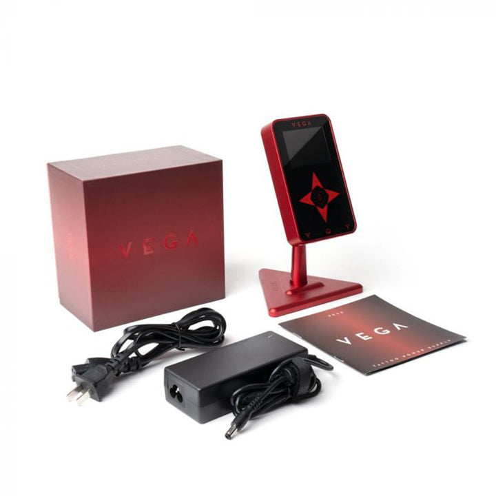 Peak Vega Tattoo Power Supply — Red - Ultimate Tattoo SupplyPeak Vega Tattoo Power Supply — Red