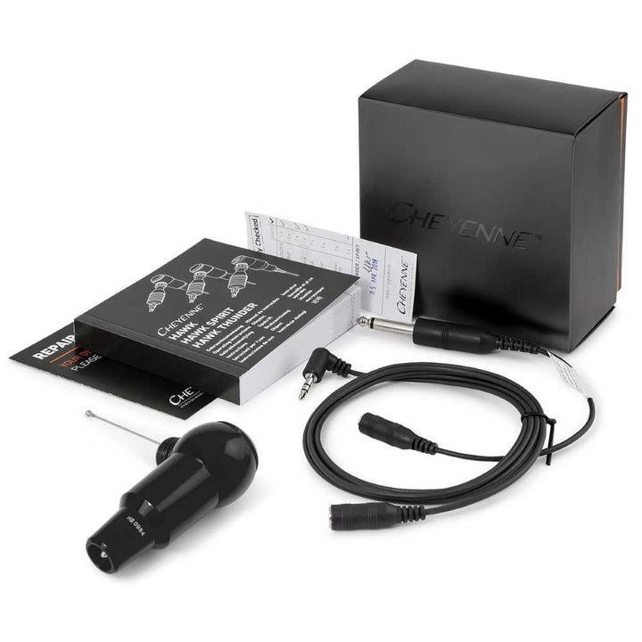 Cheyenne Hawk Thunder Tattoo Machine - Motor and 25mm Grip - Black - Ultimate Tattoo Supply