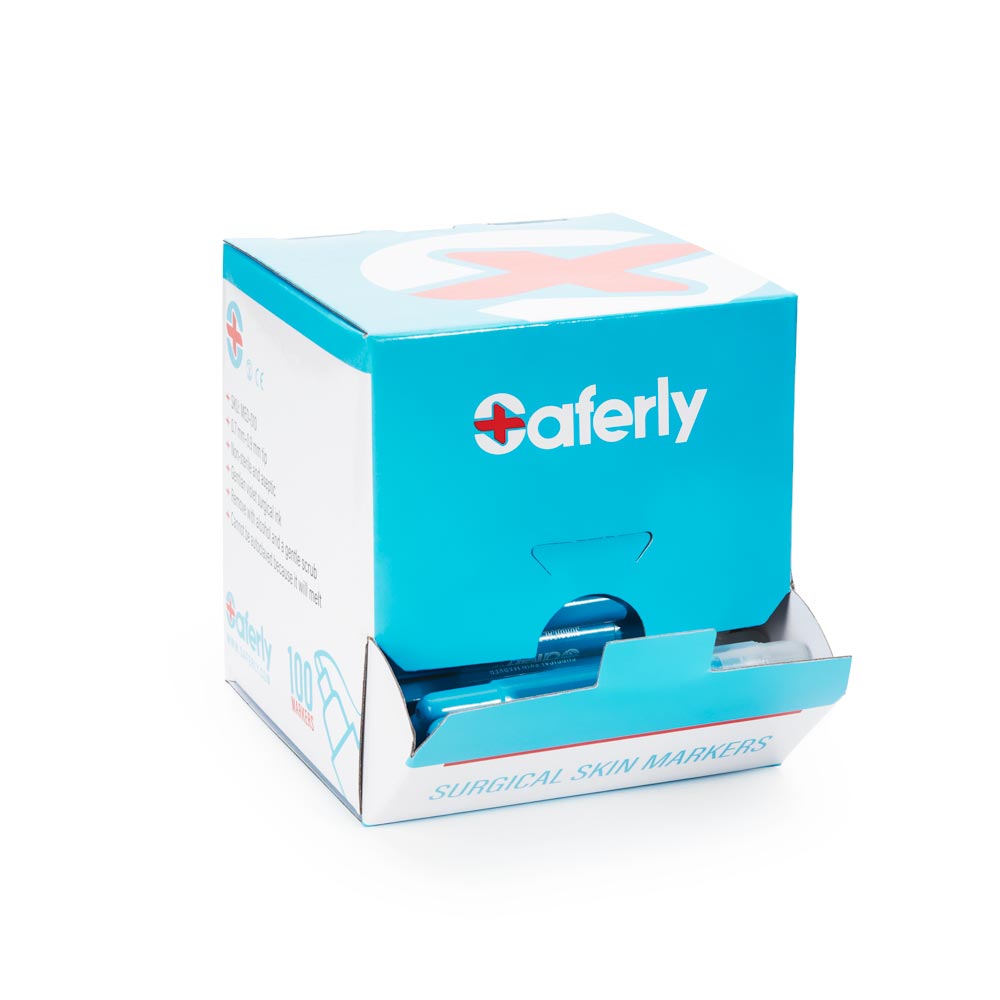 Saferly Ultra Fine Tip Surgical Skin Marker — Mini Max Marker — Price Per 1 or Case of 100 - Ultimate Tattoo Supply