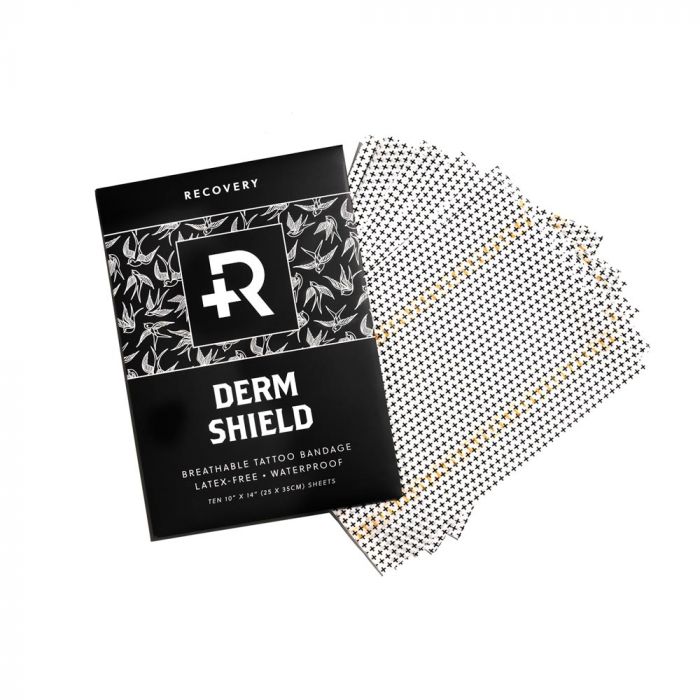Recovery Derm Shield — 10" x 14" Sheets — Pack of 10 - Ultimate Tattoo Supply