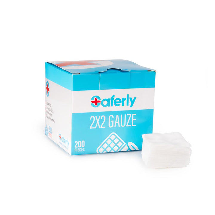 Saferly 2” x 2” Gauze — Box of 200 - Ultimate Tattoo Supply