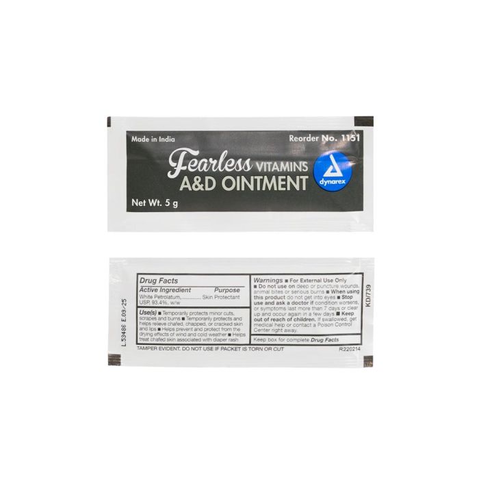Vitamins A&D Ointment — Box of 144 Foil Packs - Ultimate Tattoo Supply