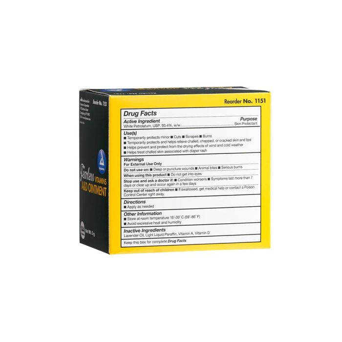 Vitamins A&D Ointment — Box of 144 Foil Packs - Ultimate Tattoo Supply