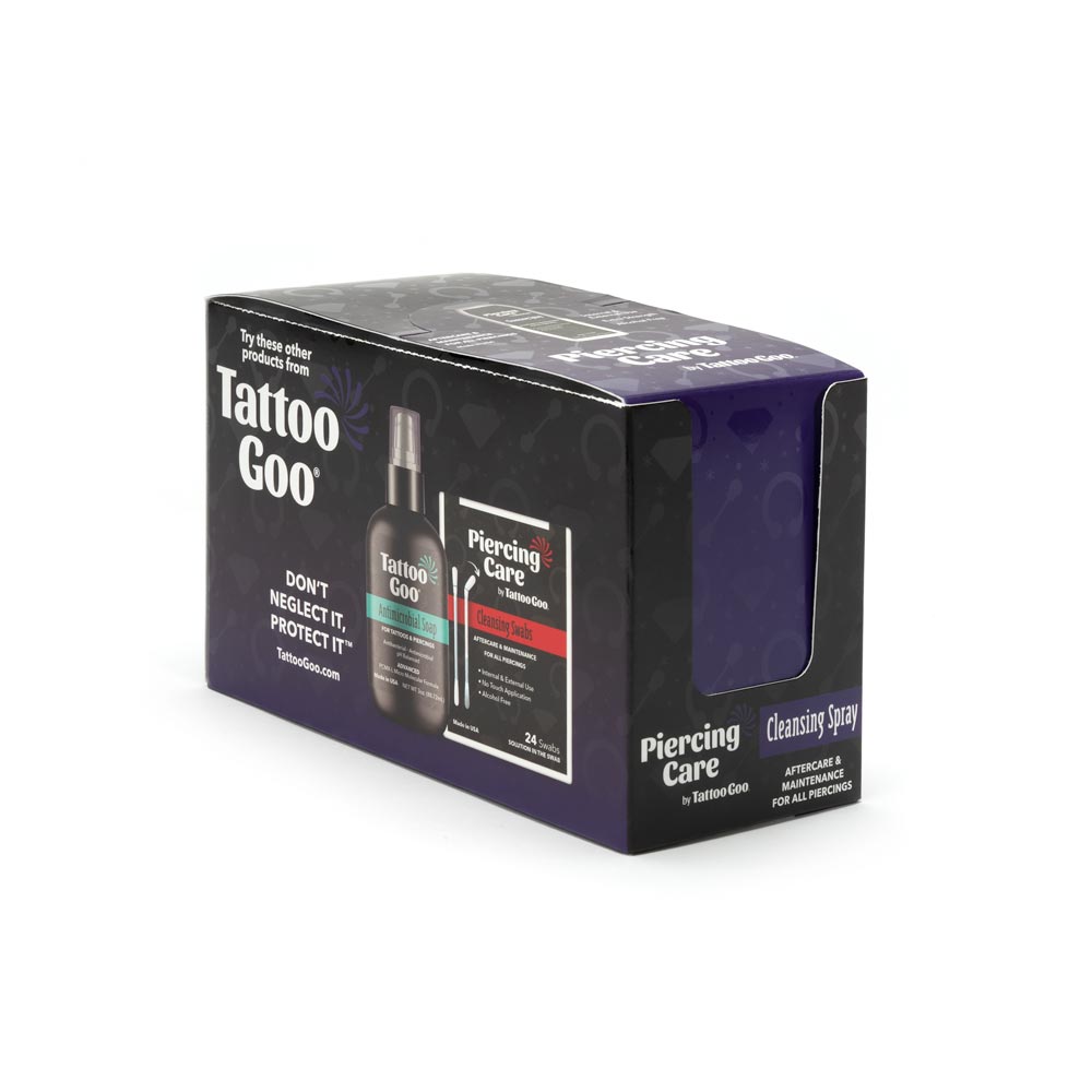 Piercing Care Cleansing Spray by Tattoo Goo — Case of 12 Bottles - Ultimate Tattoo Supply