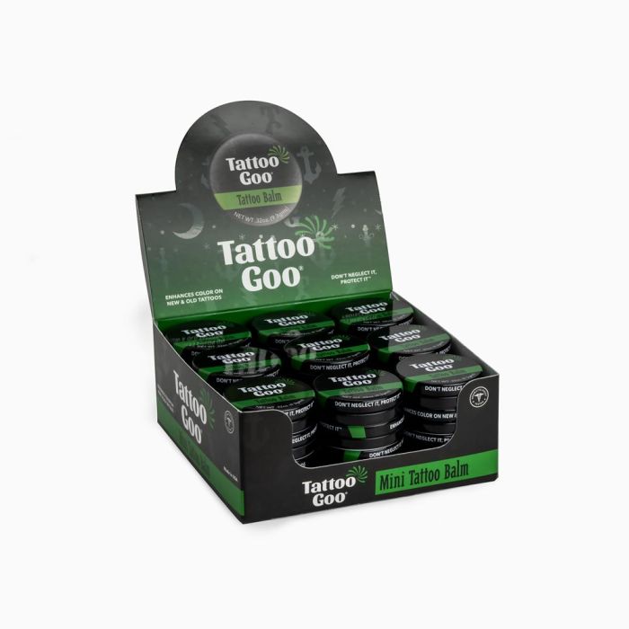Tattoo Goo After Care Salve - Mini Tin .33oz - Case of 36 - Ultimate Tattoo Supply