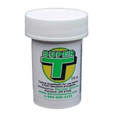 Top Shelf Super T Topical Anesthetic Cream — 7/8oz Jar