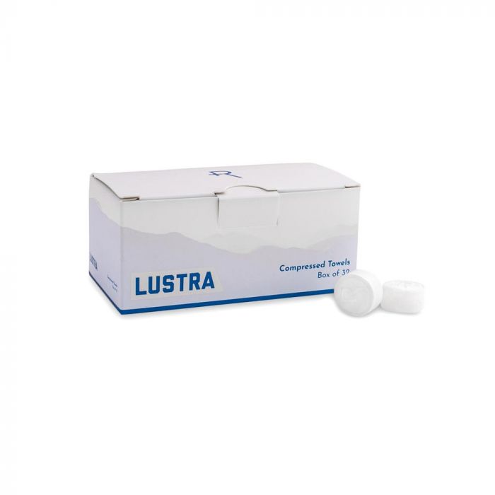 Recovery Lustra Compressed Towels — Box of 32 - Ultimate Tattoo Supply