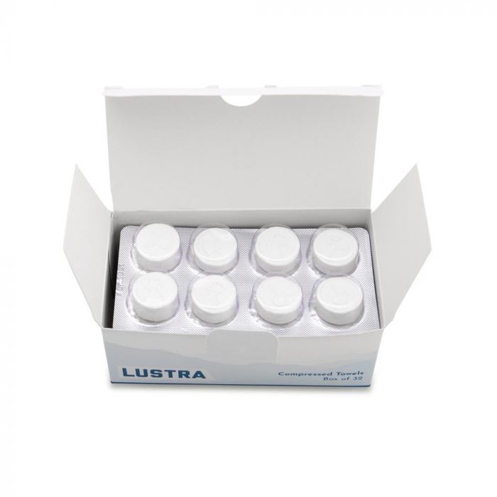 Recovery Lustra Compressed Towels — Box of 32 - Ultimate Tattoo Supply