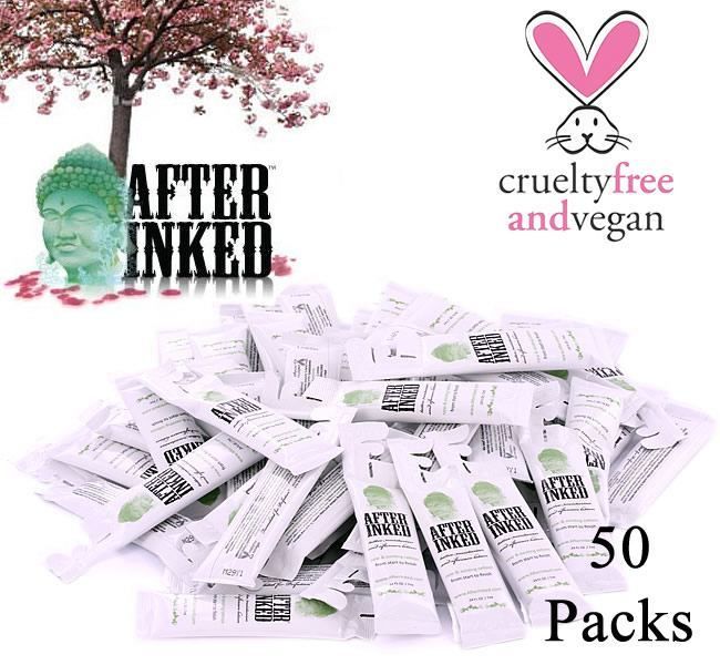 After Inked Tattoo Moisturizer Lotion - 7ml Packet - 50 /Bag - Ultimate Tattoo Supply