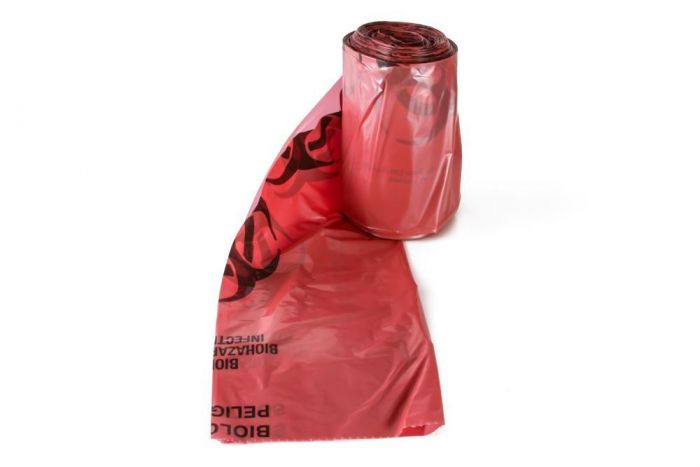 Biohazard Red 10 Gallon Bags — Box of 100 - Ultimate Tattoo Supply