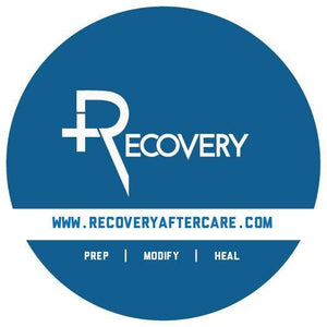 Recovery Aftercare Round Blue Sticker - Ultimate Tattoo Supply