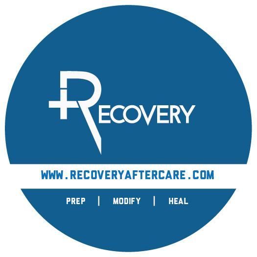 Recovery Aftercare Round Blue Sticker - Ultimate Tattoo Supply