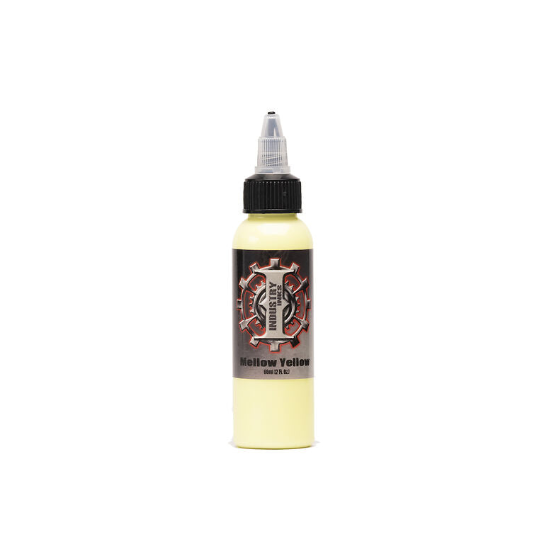 Mellow Yellow — Industry Inks — Pick Size - Ultimate Tattoo Supply