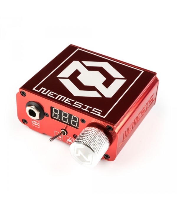 Kwadron Nemesis Power Supply - Red - Ultimate Tattoo Supply