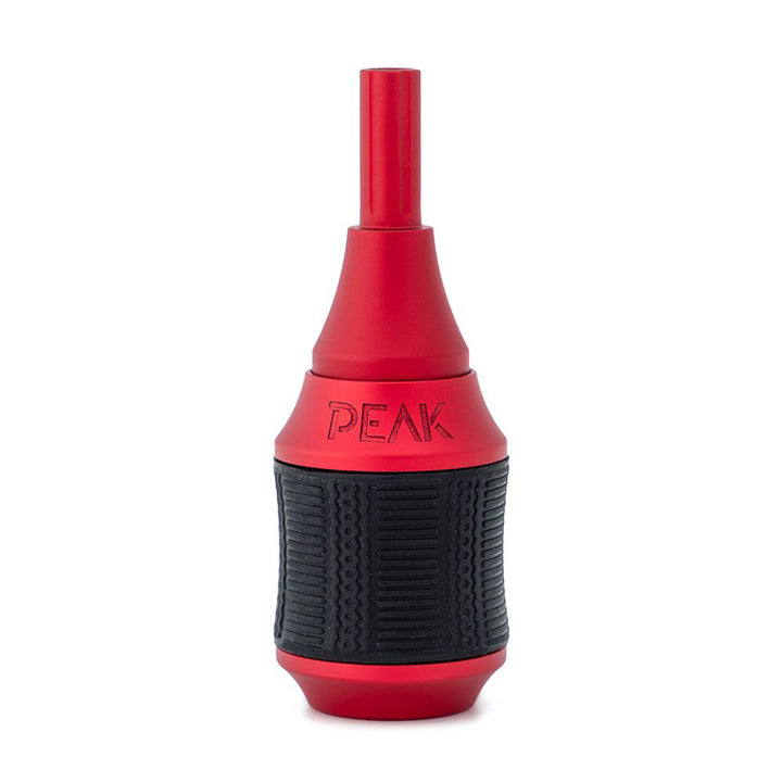 Peak Natron Aluminum Adjustable Cartridge Grip - Red - 30mm - Ultimate Tattoo Supply