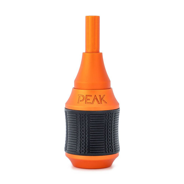 Peak Natron Aluminum Adjustable Cartridge Grip - Orange - 30mm - Ultimate Tattoo Supply