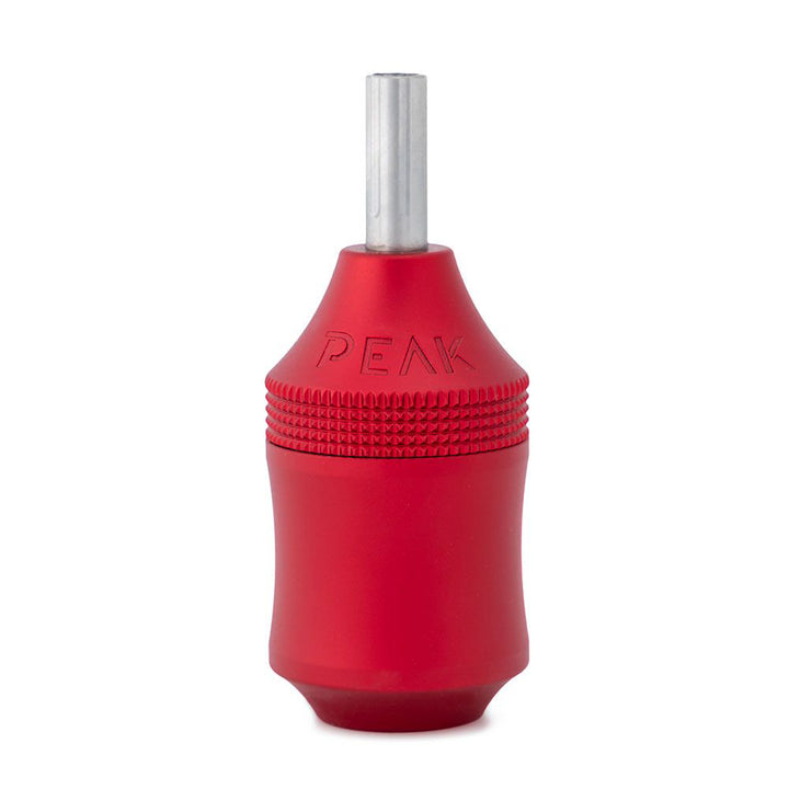 Peak Trona Aluminum Adjustable Cartridge Grip - Red - 34mm - Ultimate Tattoo Supply