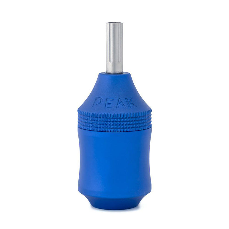 Peak Trona Aluminum Adjustable Cartridge Grip - Blue - 34mm - Ultimate Tattoo Supply