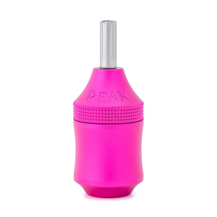 Peak Trona Aluminum Adjustable Cartridge Grip - Pink - 34mm - Ultimate Tattoo Supply