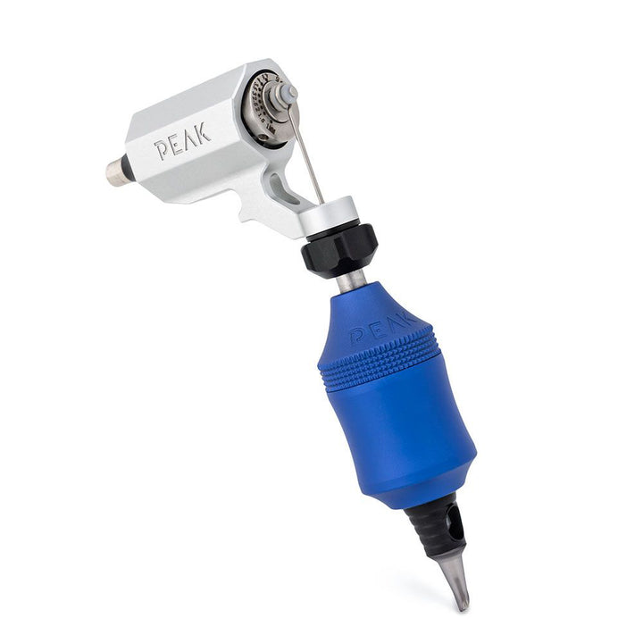Peak Trona Aluminum Adjustable Cartridge Grip - Blue - 34mm - Ultimate Tattoo Supply