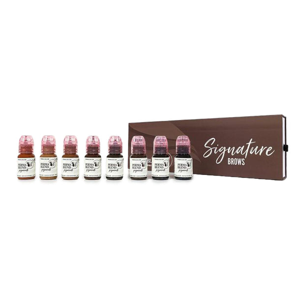 Signature Brow Set — Perma Blend — 8 1/2oz Bottles - Ultimate Tattoo Supply