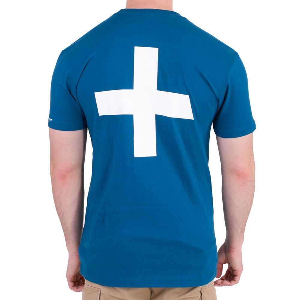 Recovery Unisex Blue Logo Short-Sleeved T-Shirt - Ultimate Tattoo Supply