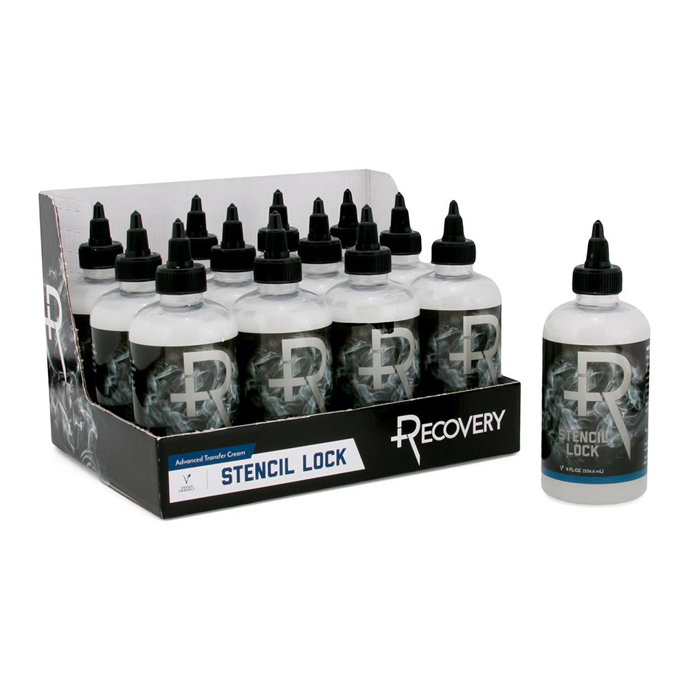 Recovery Stencil Lock 8 oz — Case of 12 - Ultimate Tattoo Supply