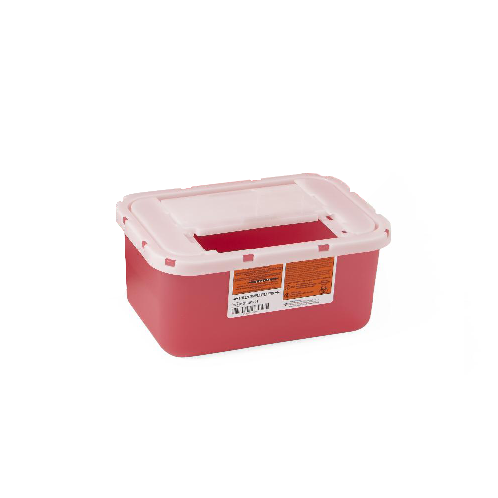 1 Gallon Sharps Container - Red