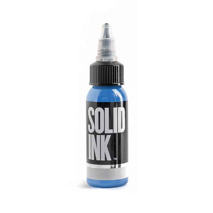 Solid Ink — Baby Blue — Pick Size - Ultimate Tattoo Supply