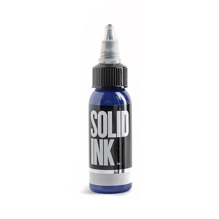 Solid Ink — Dark Blue  — Pick Size - Ultimate Tattoo Supply