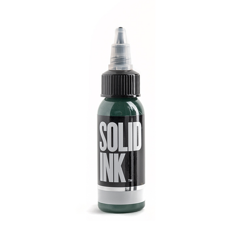 Solid Ink — Dark Green — Pick Size - Ultimate Tattoo Supply