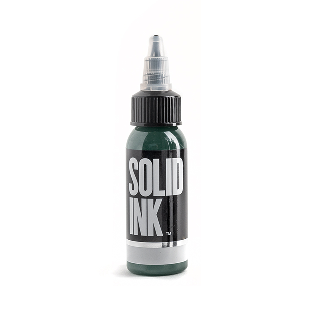 Solid Ink — Dark Green — Pick Size - Ultimate Tattoo Supply