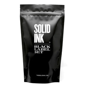Solid Ink - Black Label 4 Bottle Grey Wash Set 1oz Bottles - Ultimate Tattoo Supply