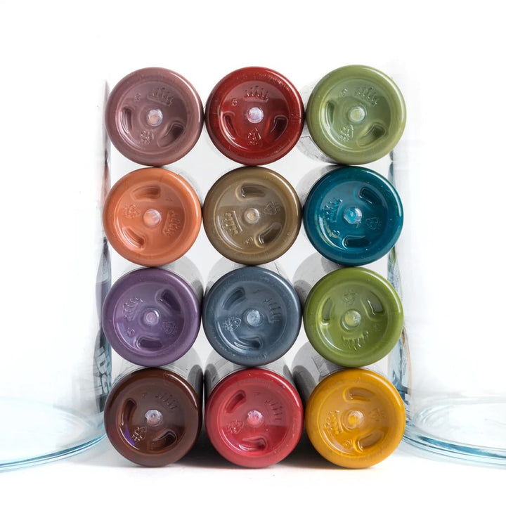 Solid Ink - Opaque 12 Color Set 1oz Bottles - Ultimate Tattoo Supply