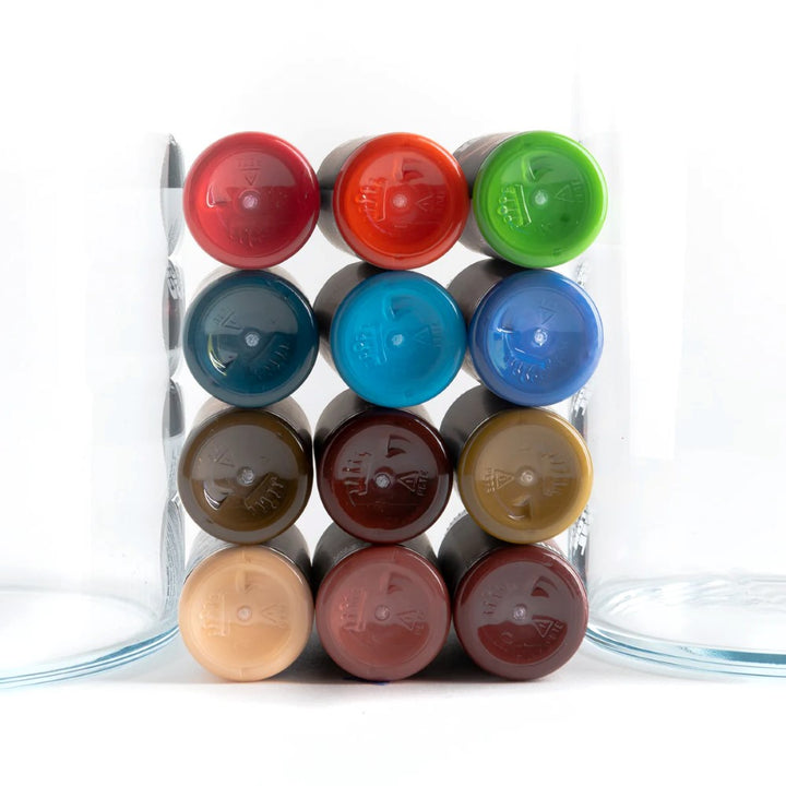 Solid Ink - Victor Chil 12 Color Set 1oz Bottles - Ultimate Tattoo Supply