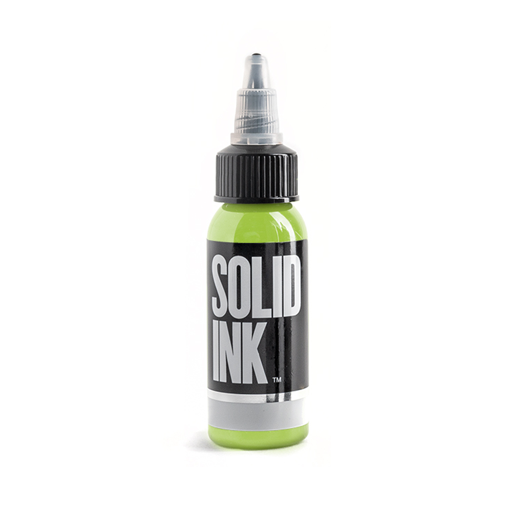 Solid Ink — Lime — Pick Size - Ultimate Tattoo Supply
