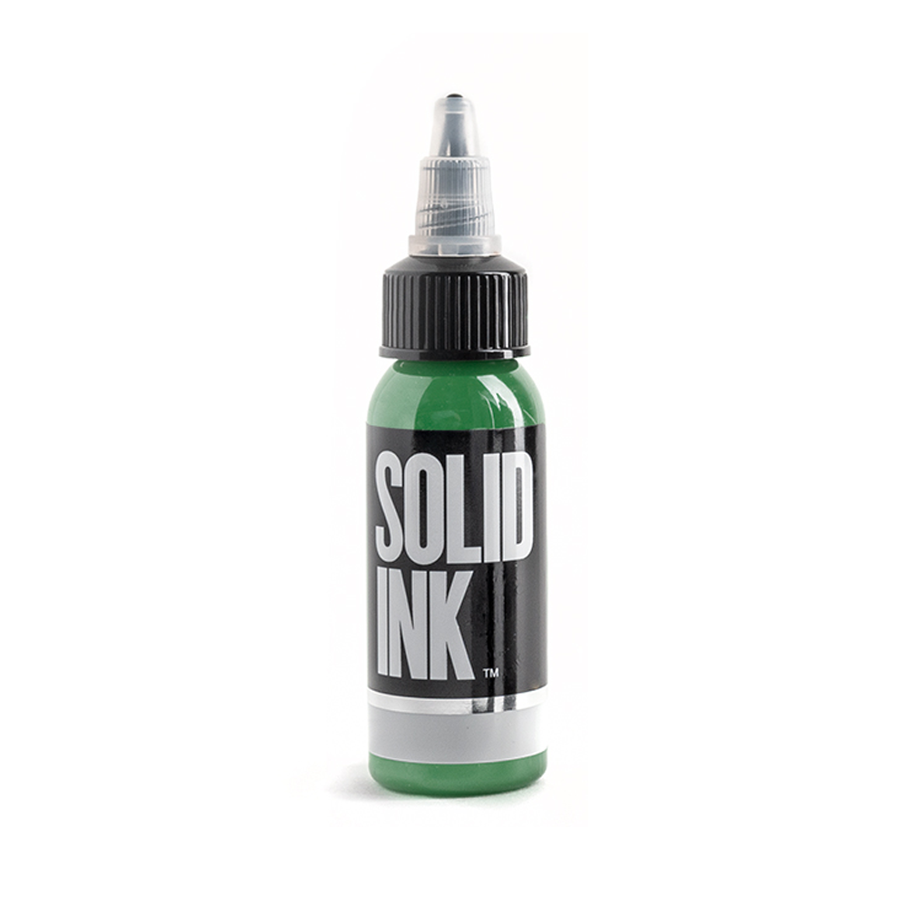 Solid Ink - Medium Green - Ultimate Tattoo Supply