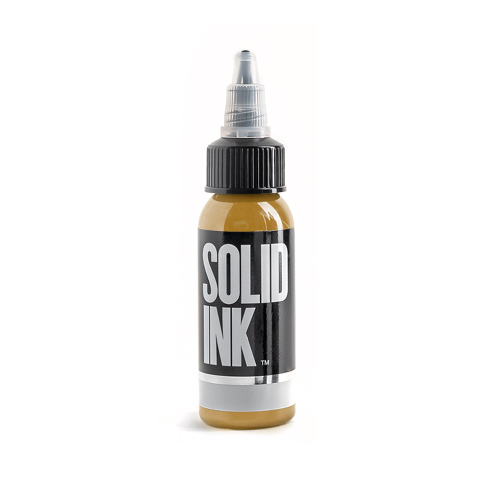 Solid Ink - Mustard — Pick Size - Ultimate Tattoo Supply