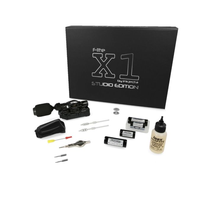 InkJecta Flite X1 Wireless Tattoo Machine — Studio Edition — Stealth